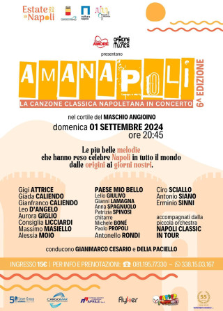 Al Maschio Angioino, il grande spettacolo di “Amanapoli”